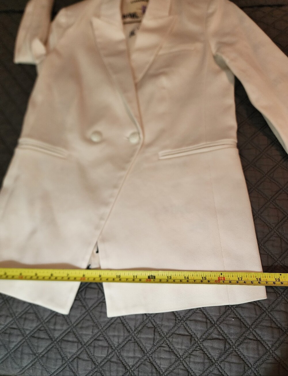 L'AGENCE NWOT COTTON TWILLOVERSIZED FIT BLAZER SIZE 4 - Picture 7 of 16